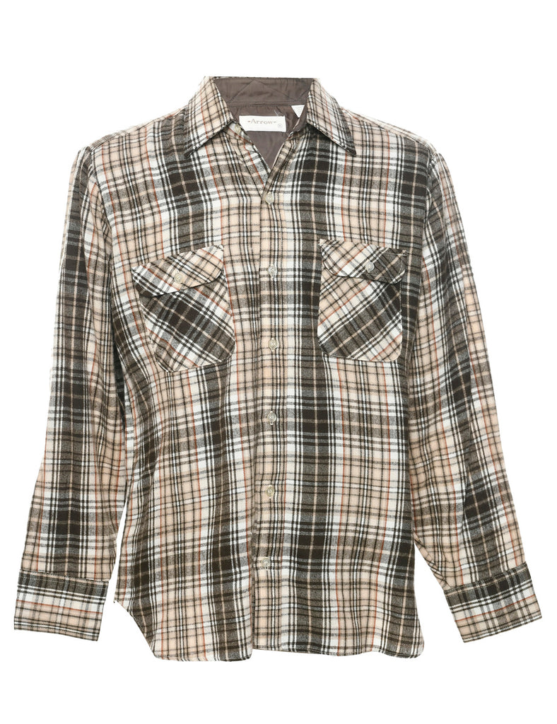 Arrow Plaid Shirt - M