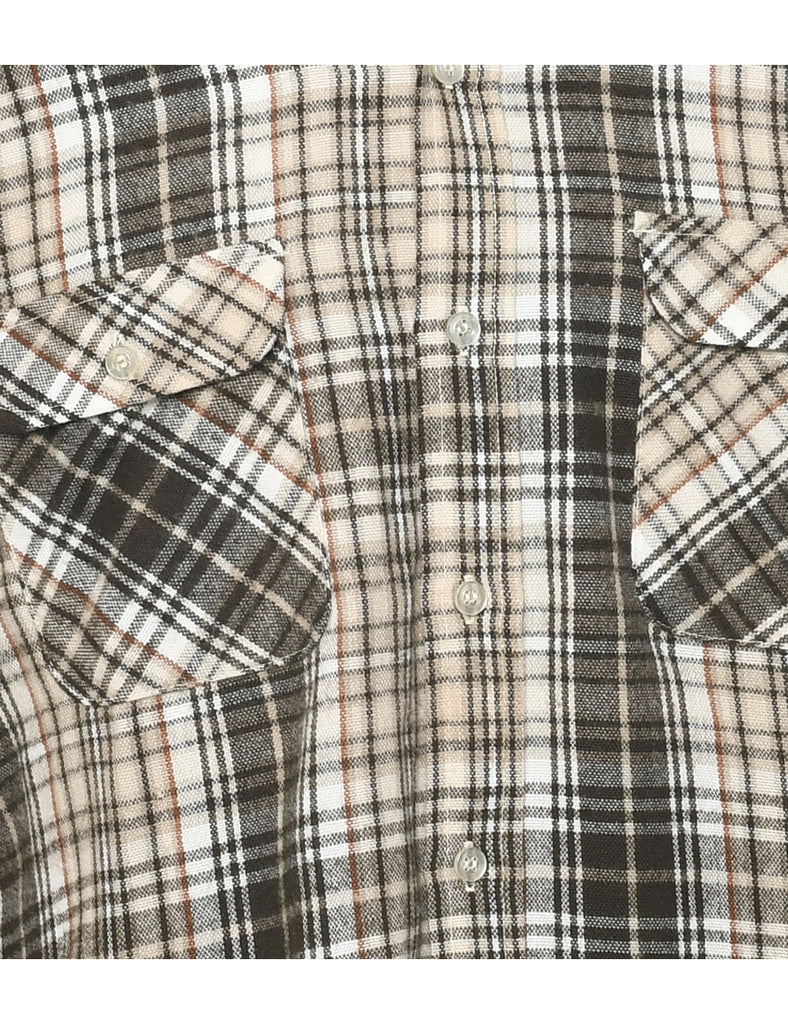 Arrow Plaid Shirt - M