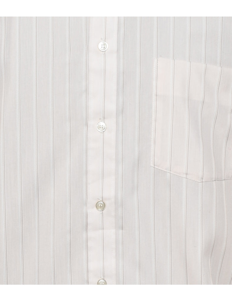 Arrow Striped Short Sleeved Shirt - L