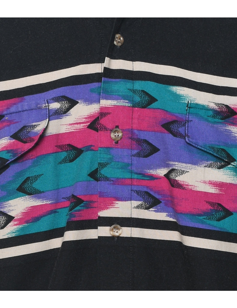 Aztec Pattern Shirt - M
