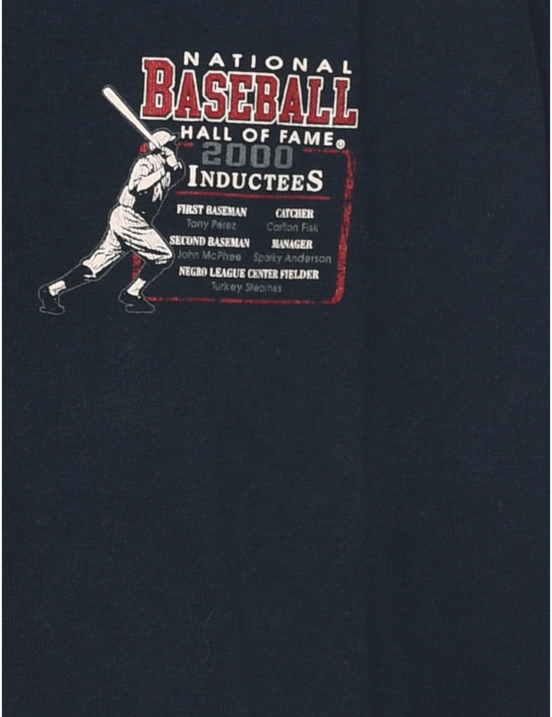 Baseball Printed T-shirt - XXL