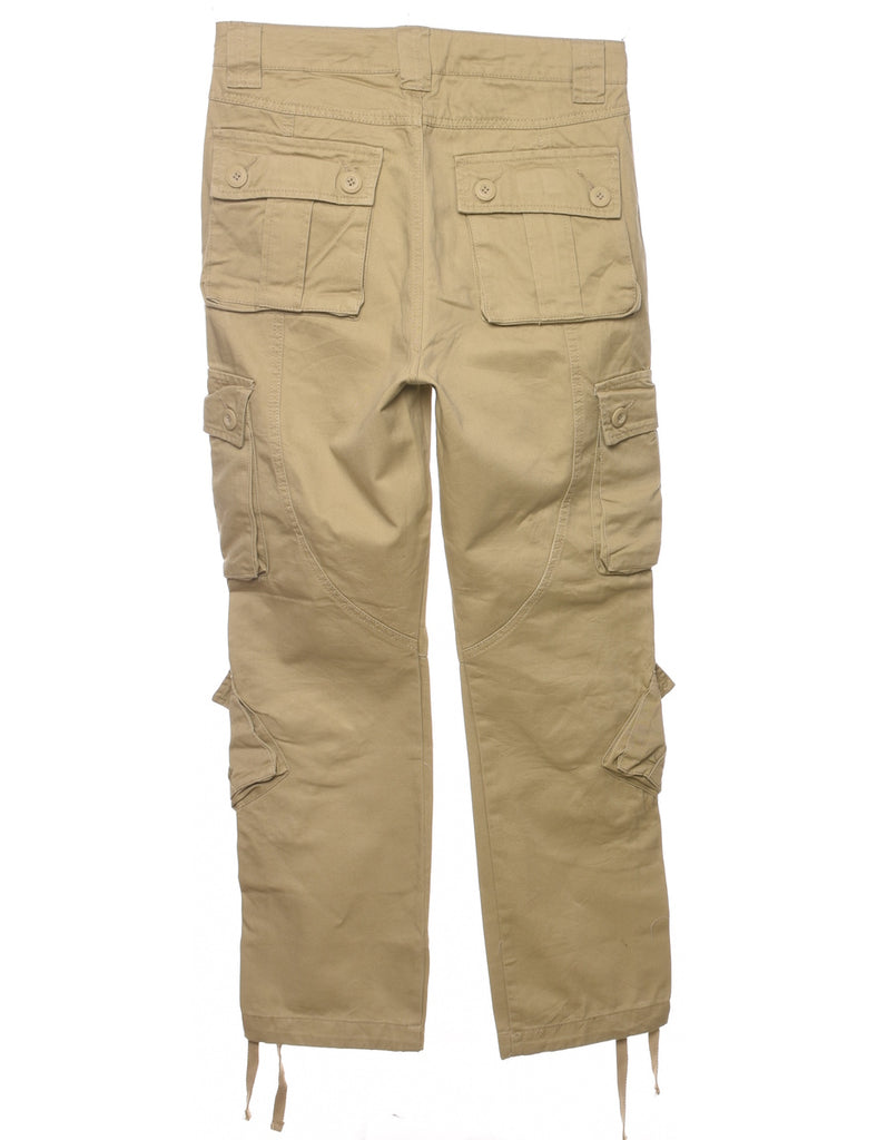 Beige Cargo Trousers - W32 L30