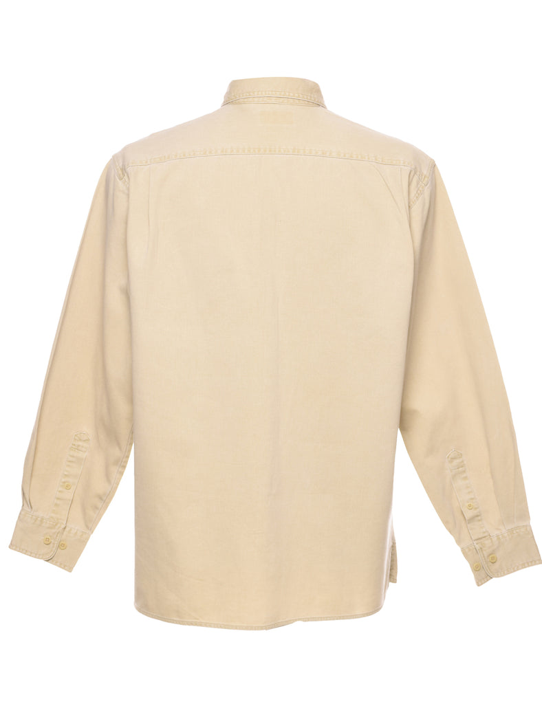 Beige Denim Shirt - L