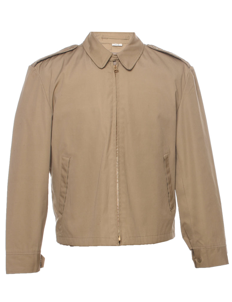 Beige Harrington Jacket - M