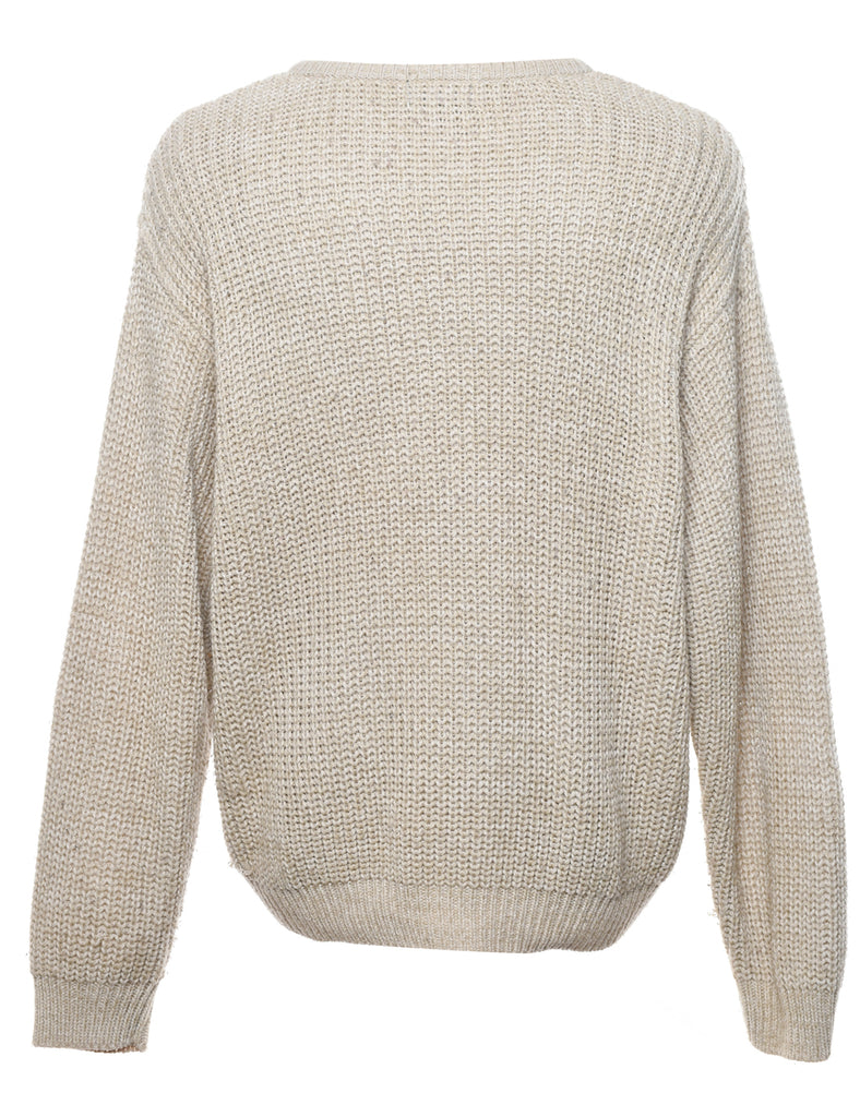 Beige Jumper - M