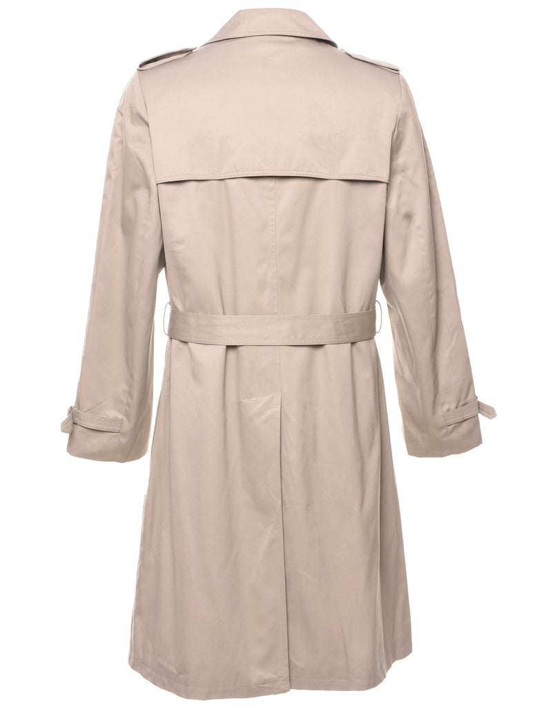 Beige Trench Coat - L