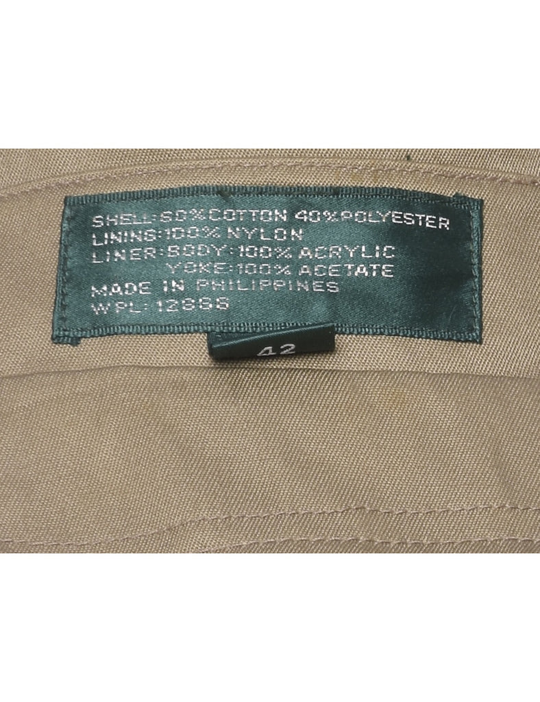 Beige Trench Coat - XL
