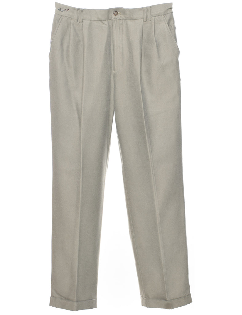 Beige Trousers - W34 L32