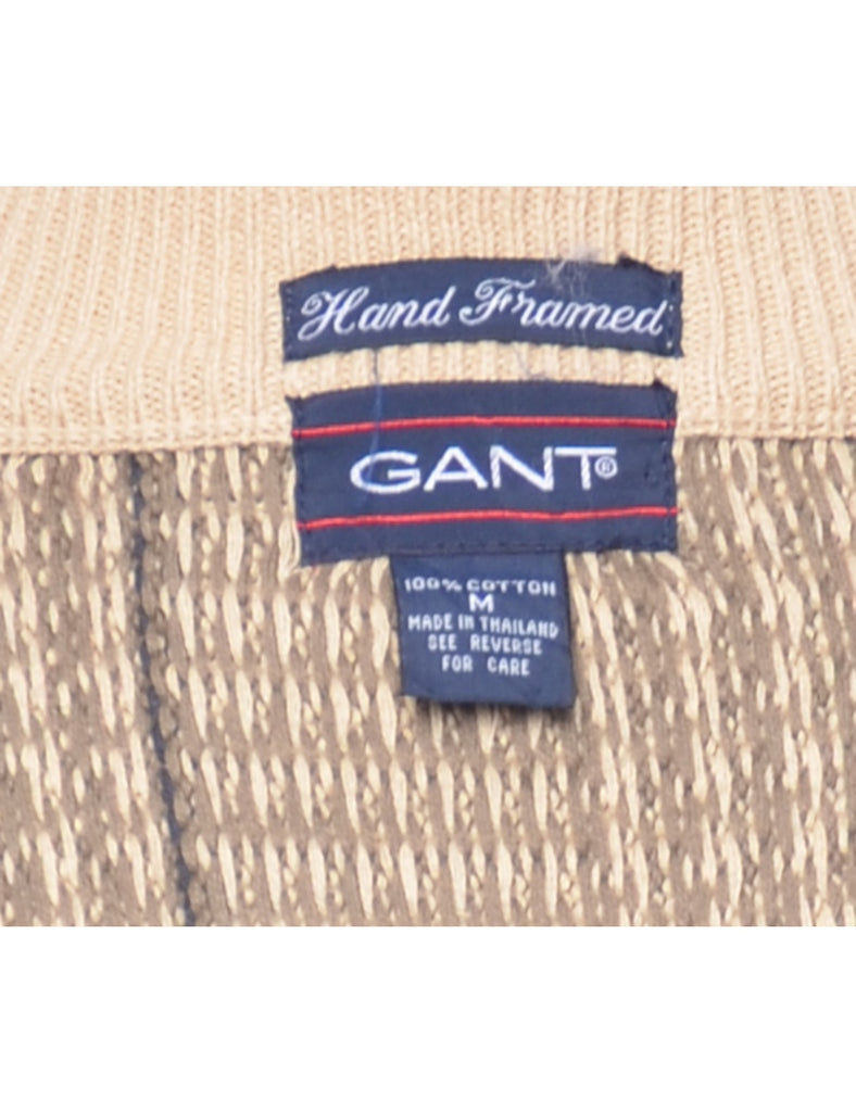 Beige Woollen Jumper - M