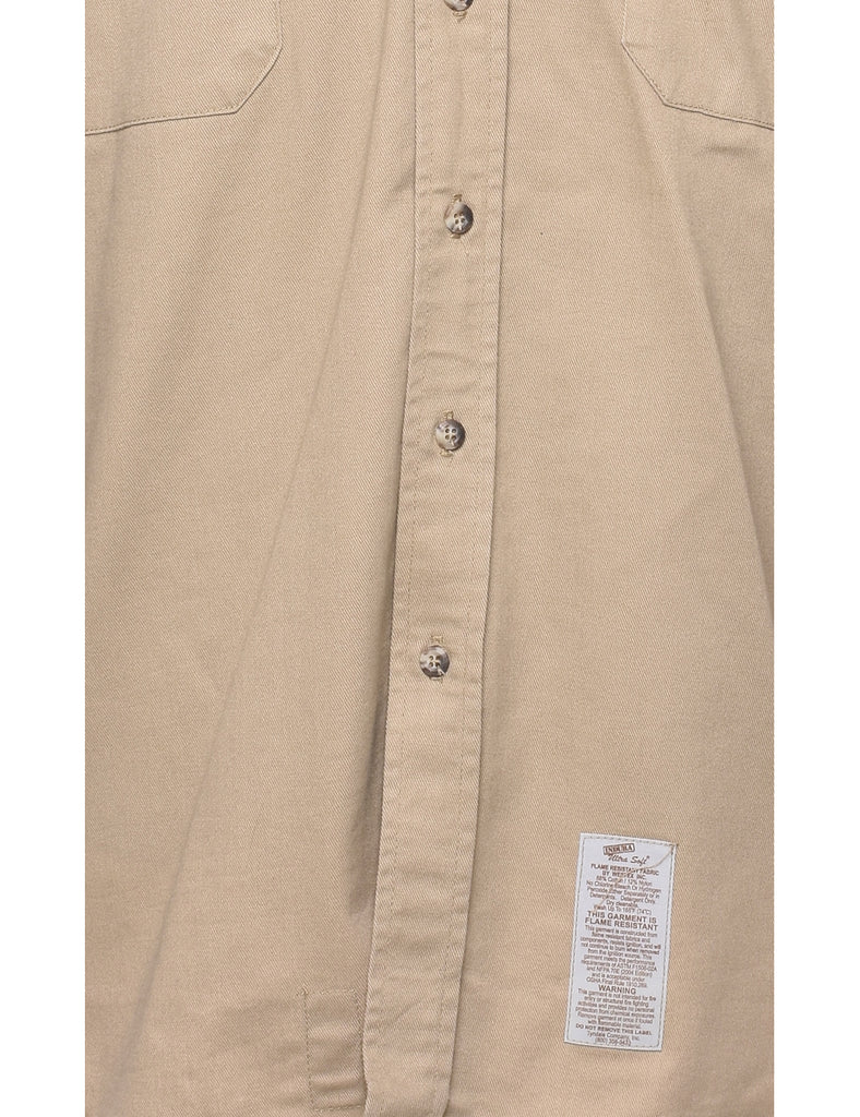 Beige Workwear Shirt - L