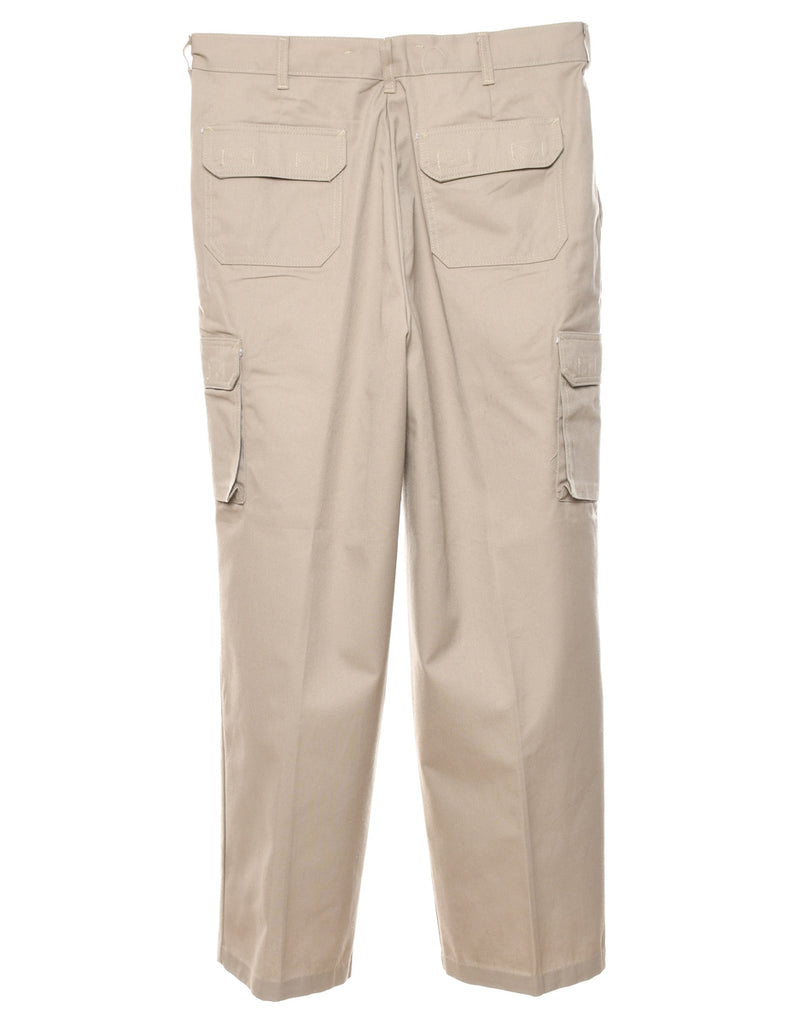 Beige Y2K Cargo Trousers  - W36 L31
