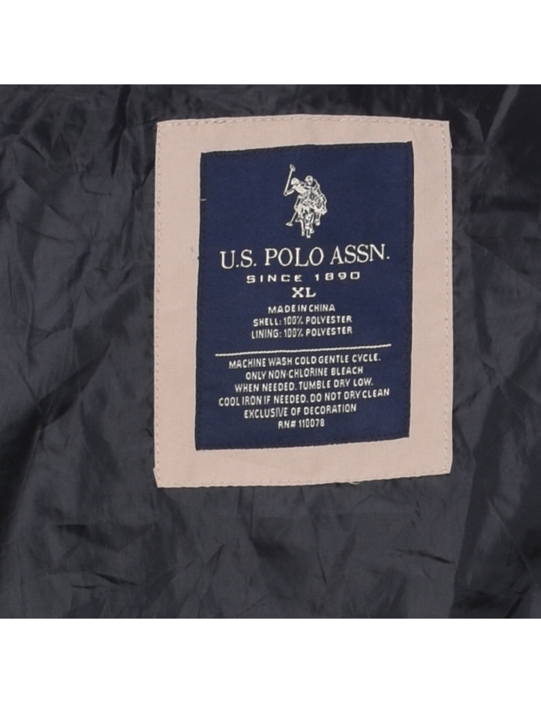Beige Zip-Front Jacket - XL