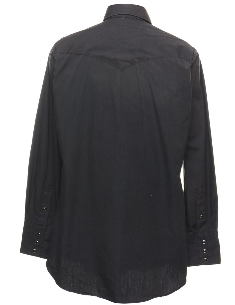 Bib Front Western Shirt - M