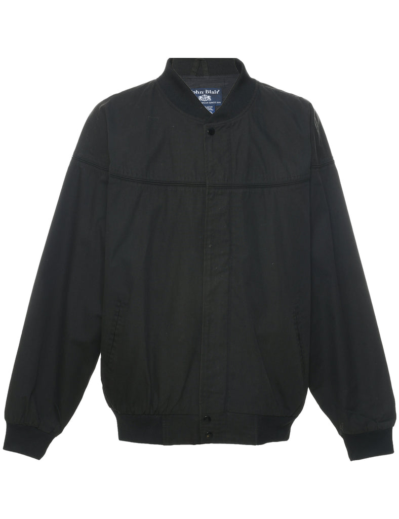 Black Bomber Jacket - XL