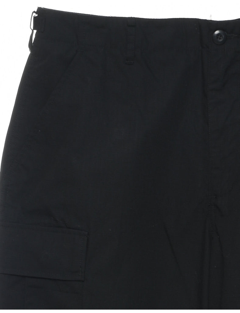 Black Cargo Pants - W34 L34