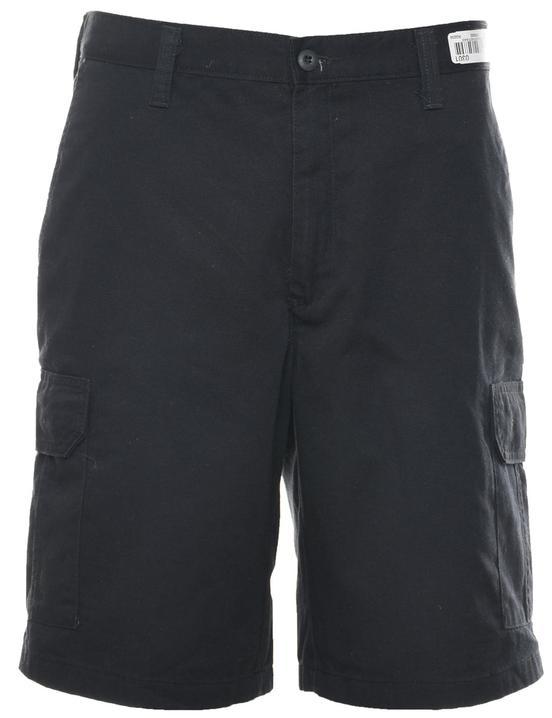Black Cargo Shorts - W34 L10