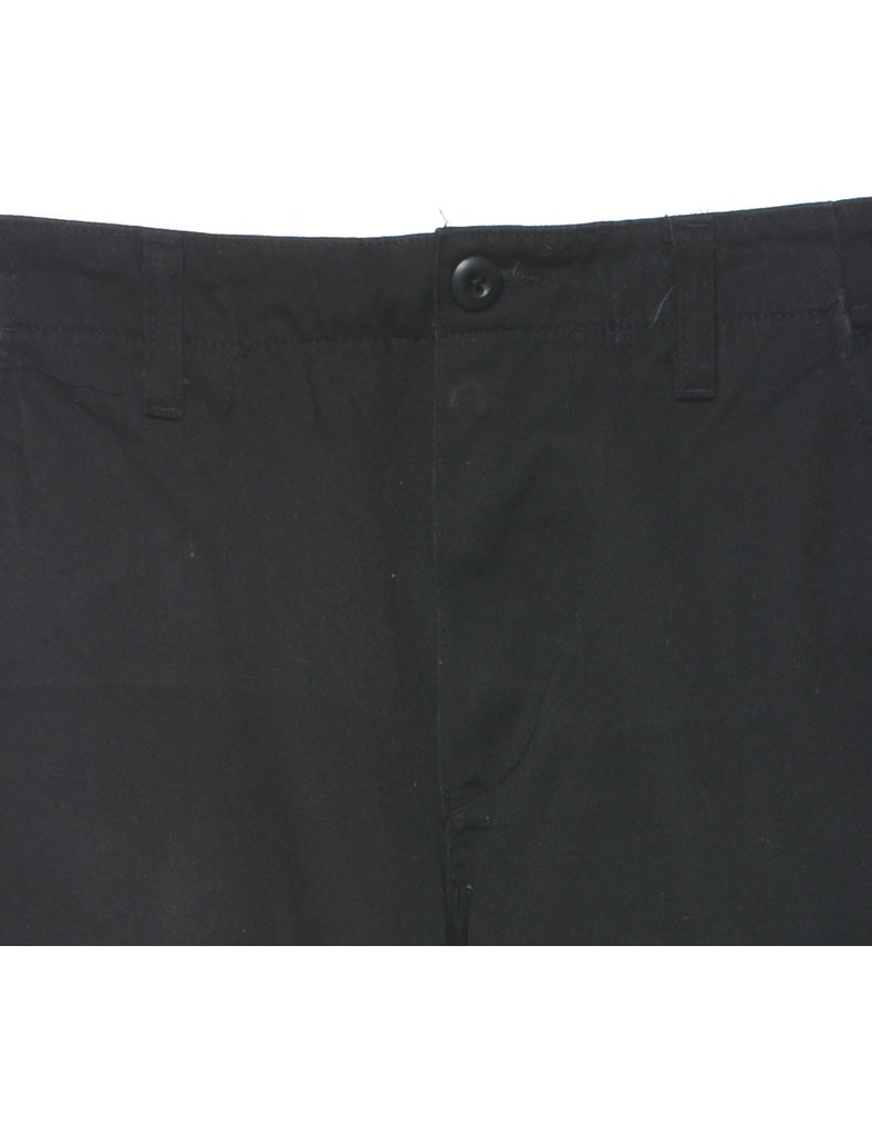 Black Cargo Trousers - W29 L30