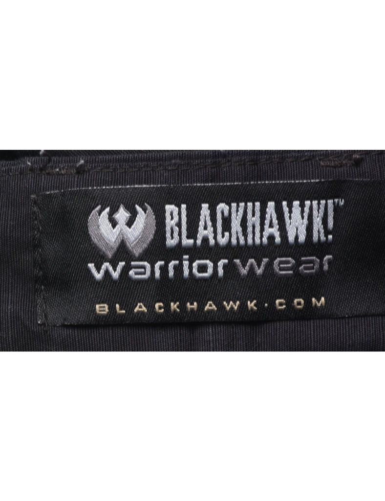 Black Cargo Trousers - W33 L29