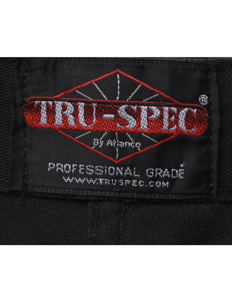 Black Cargo Trousers - W29 L30