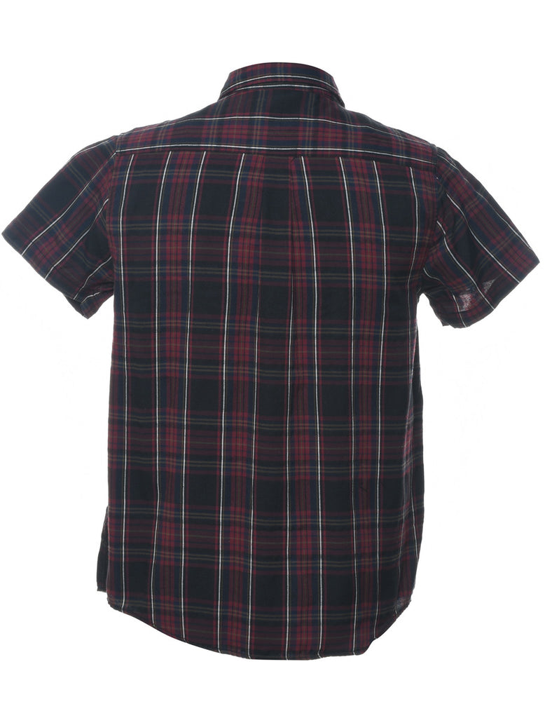 Black Checked Shirt - M