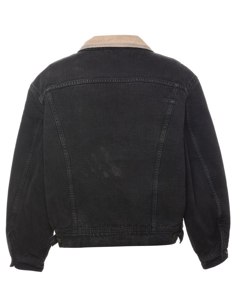 Black Classic Denim Jacket - XL