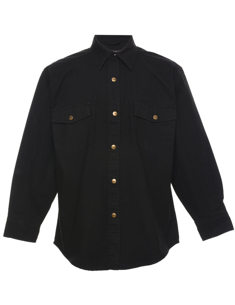 Black Denim Shirt - S