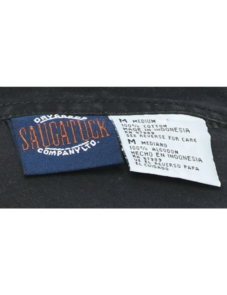 Black Denim Shirt - M