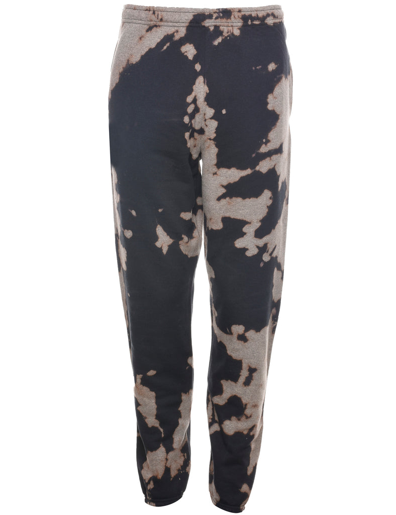 Black & Grey Tie-Dye Jogging Bottoms - W28 L31