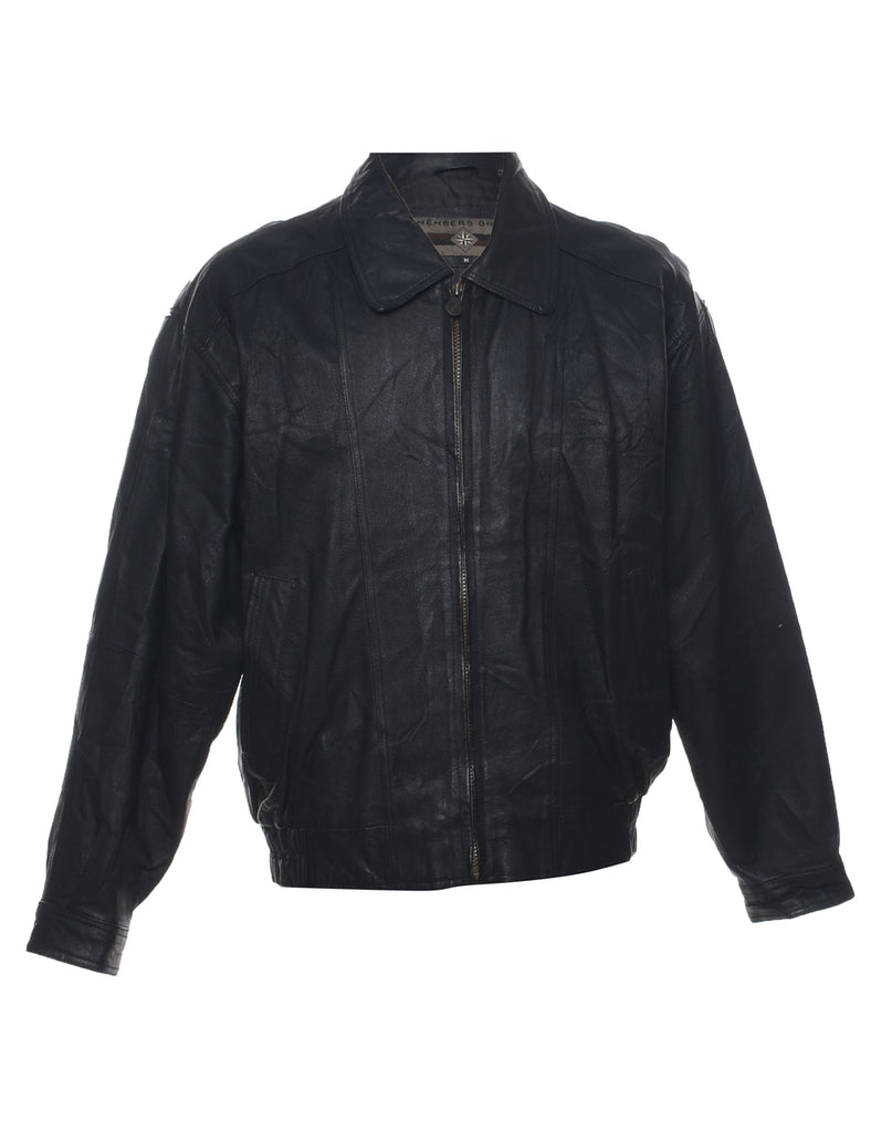 Black Leather Jacket - M