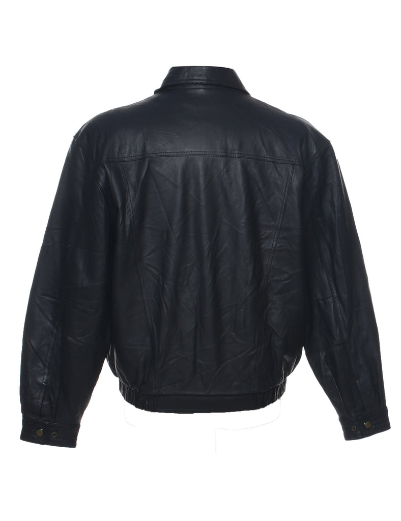 Black Leather Jacket - M