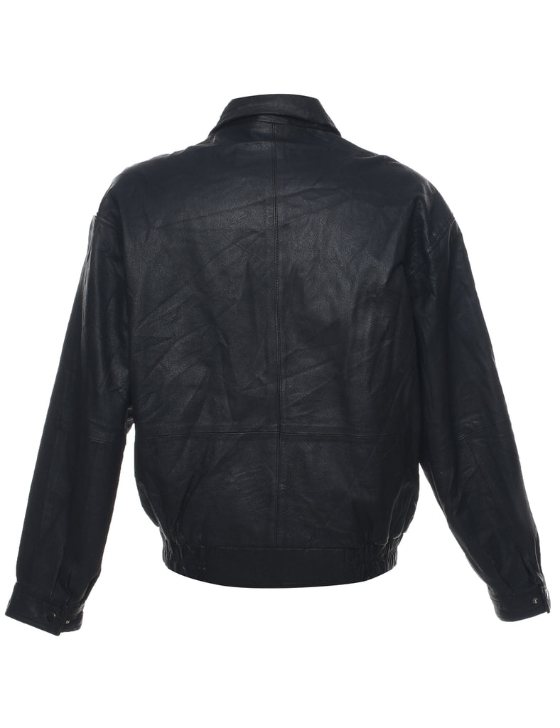 Black Leather Jacket - M