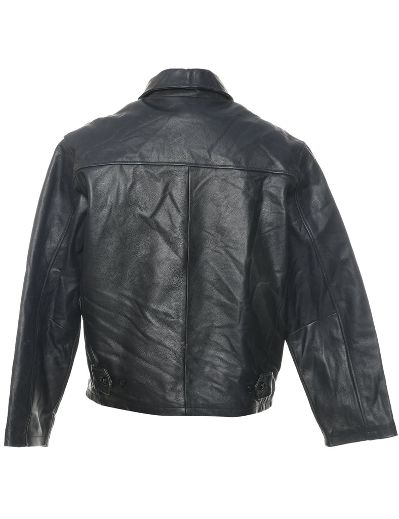 Black Leather Jacket - M