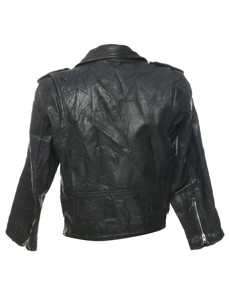 Black Leather Jacket - M