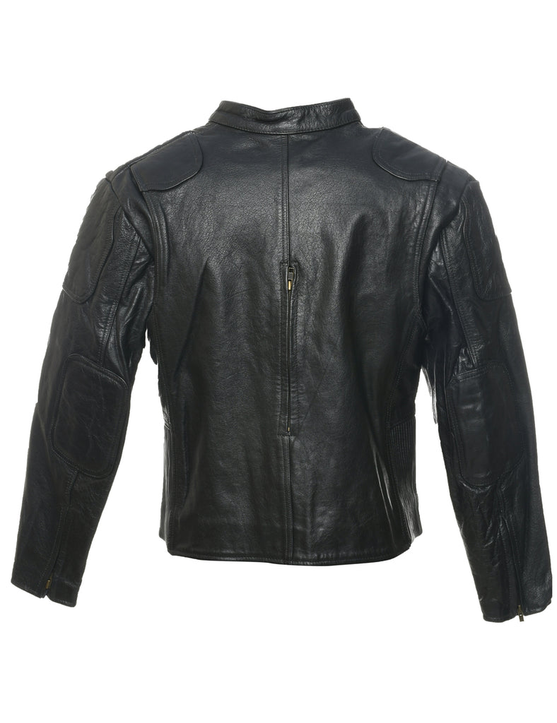 Black Leather Jacket - L