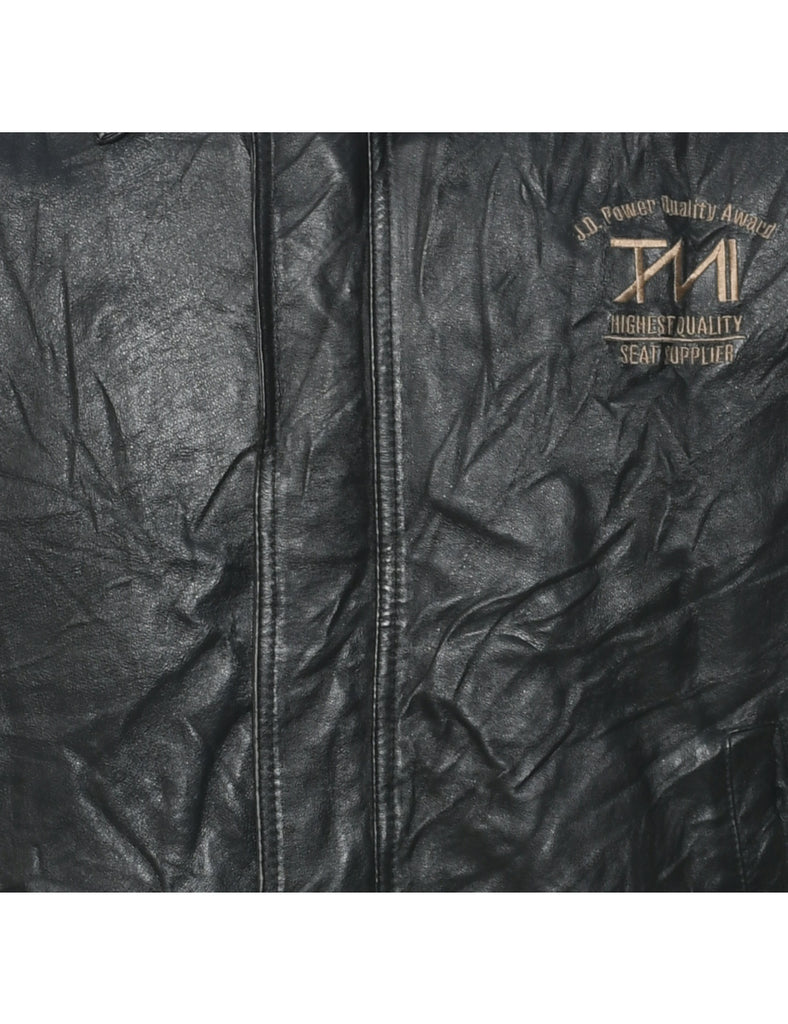 Black Leather Jacket - M