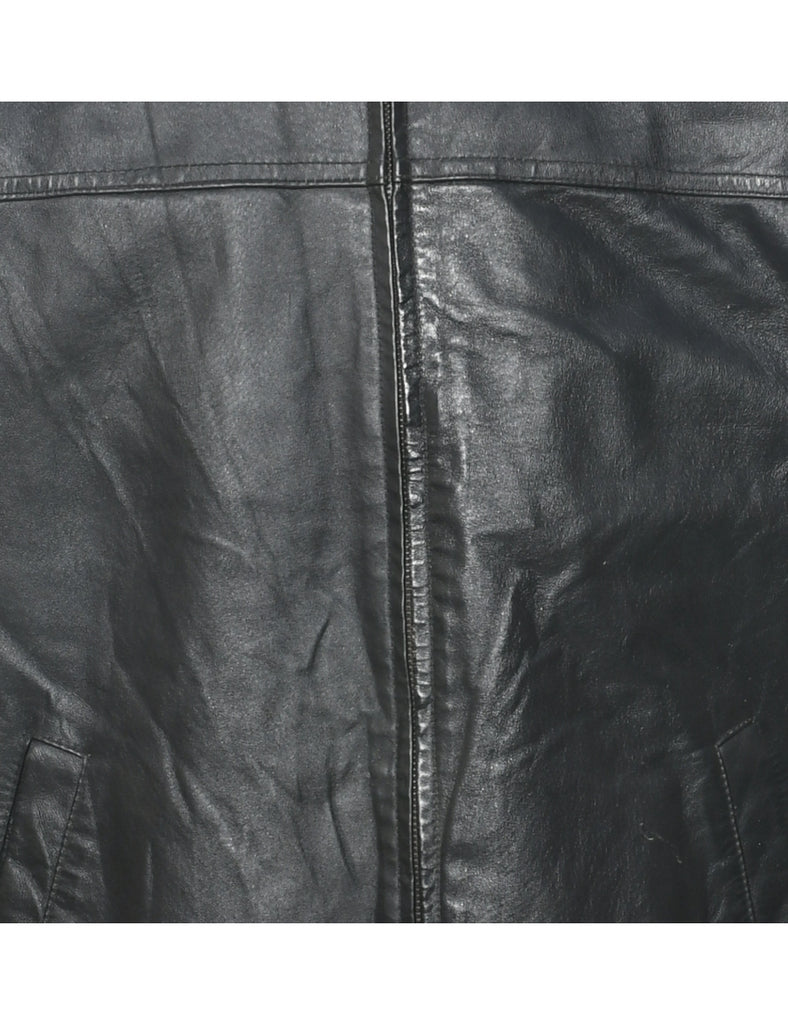 Black Leather Jacket - M