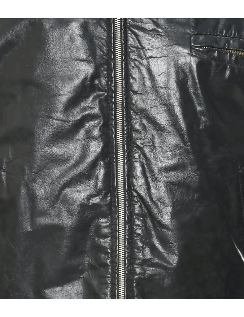 Black Leather Jacket - M