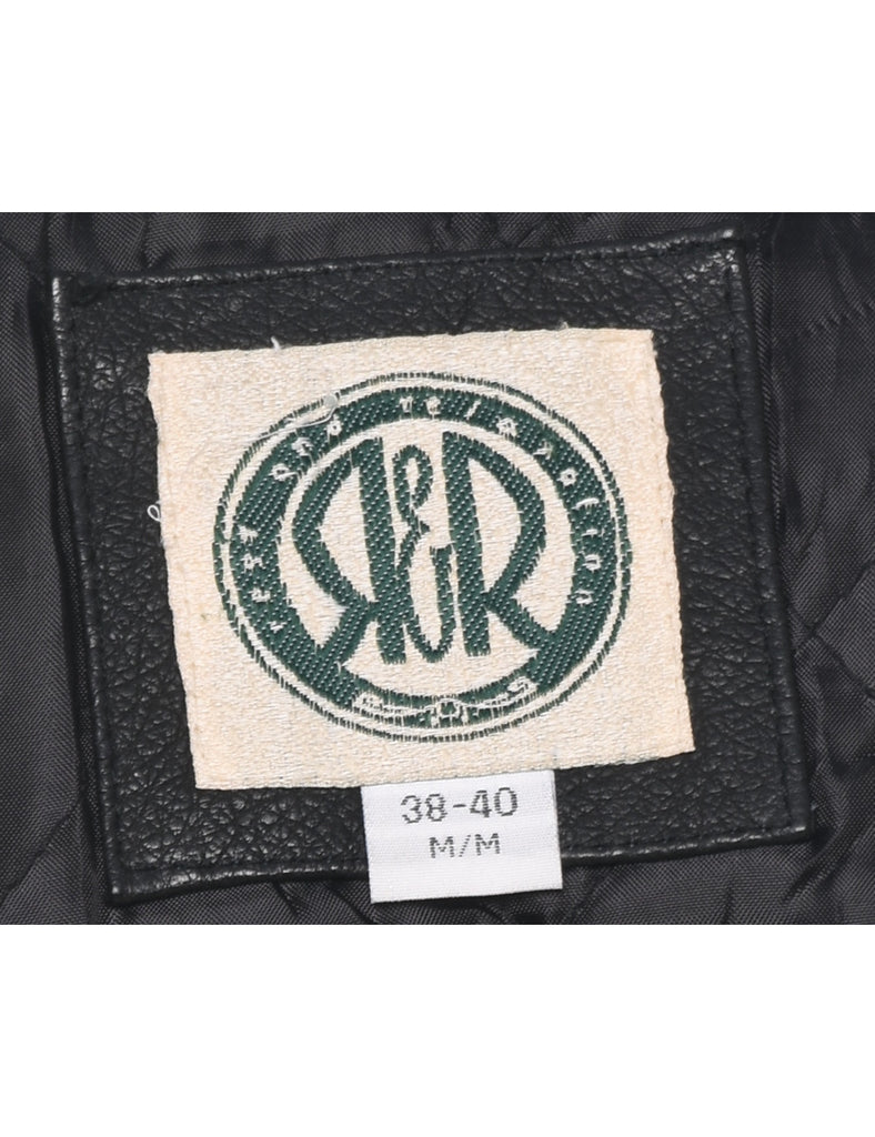 Black Leather Jacket - M