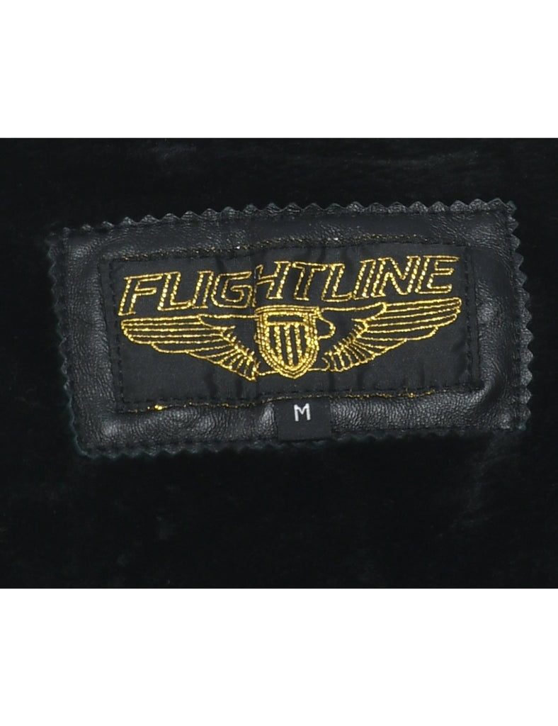 Black Leather Jacket - M