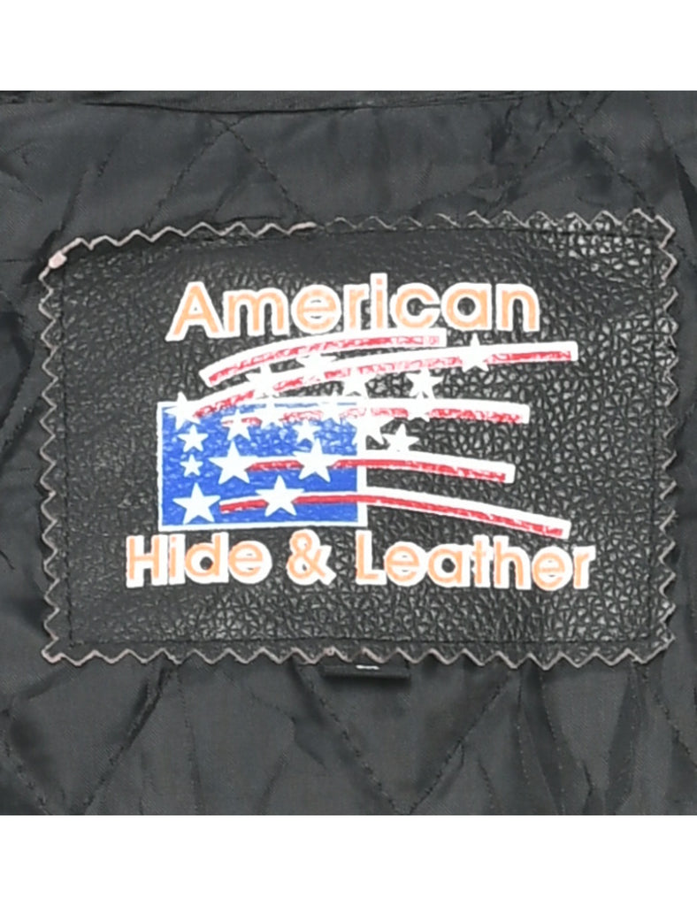Black Leather Jacket - M