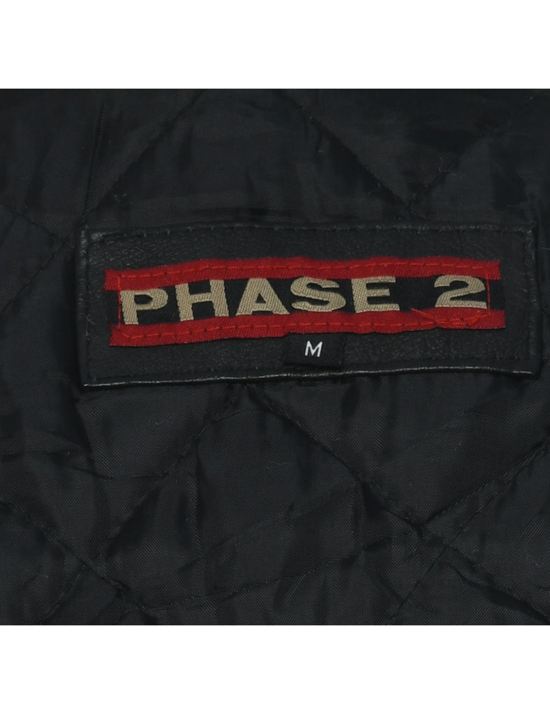 Black Leather Jacket - M
