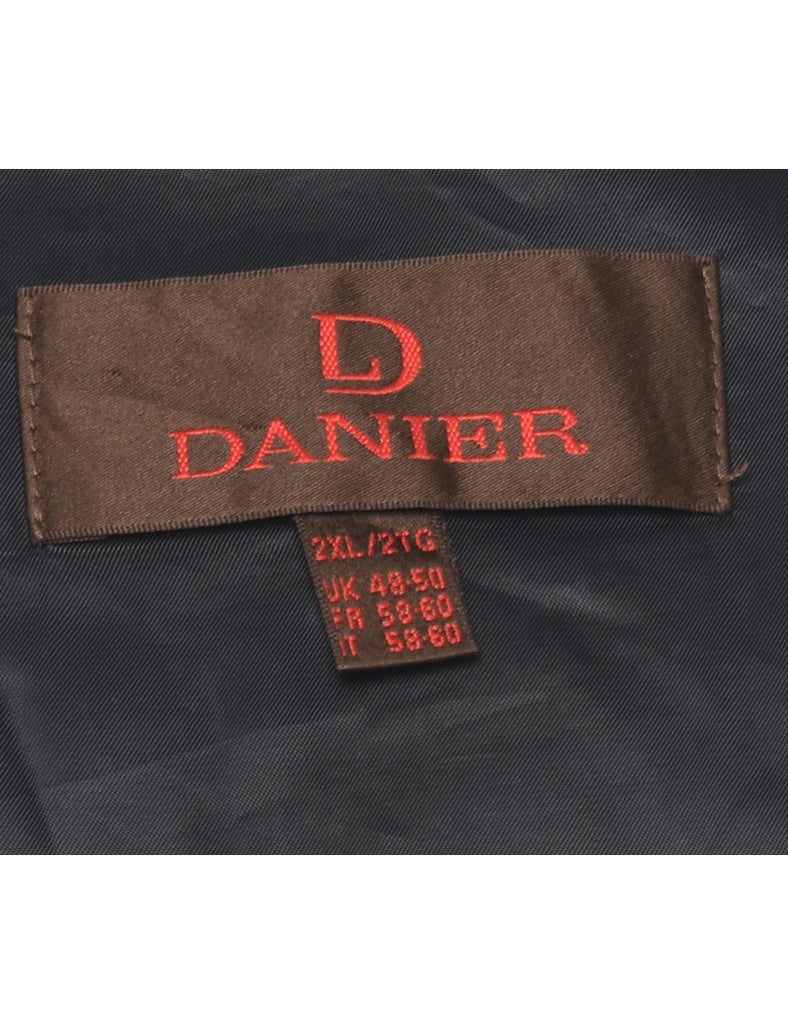 Black Leather Jacket - XXL