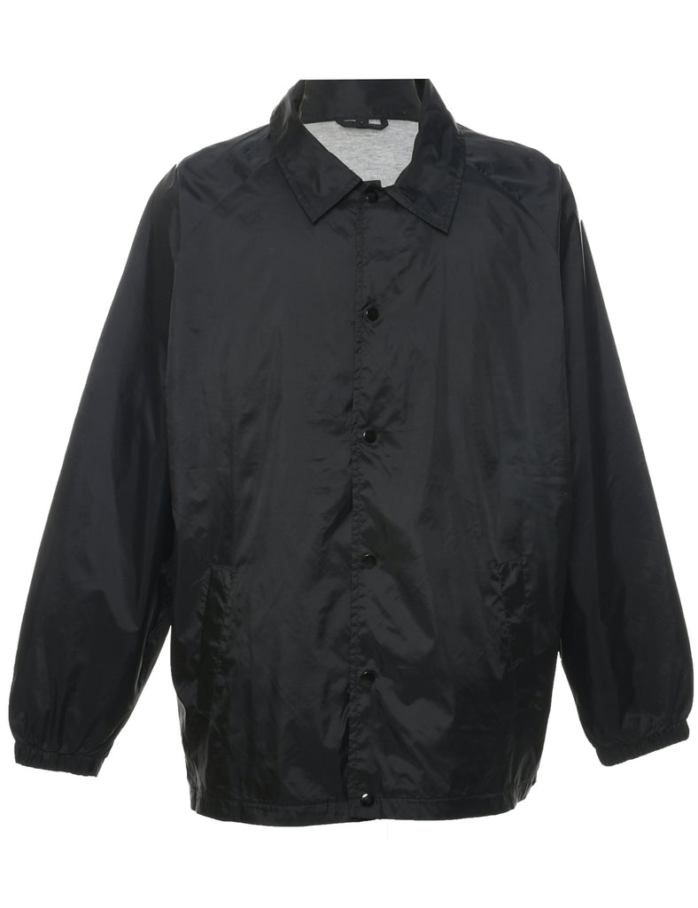 Black Nylon Jacket - L