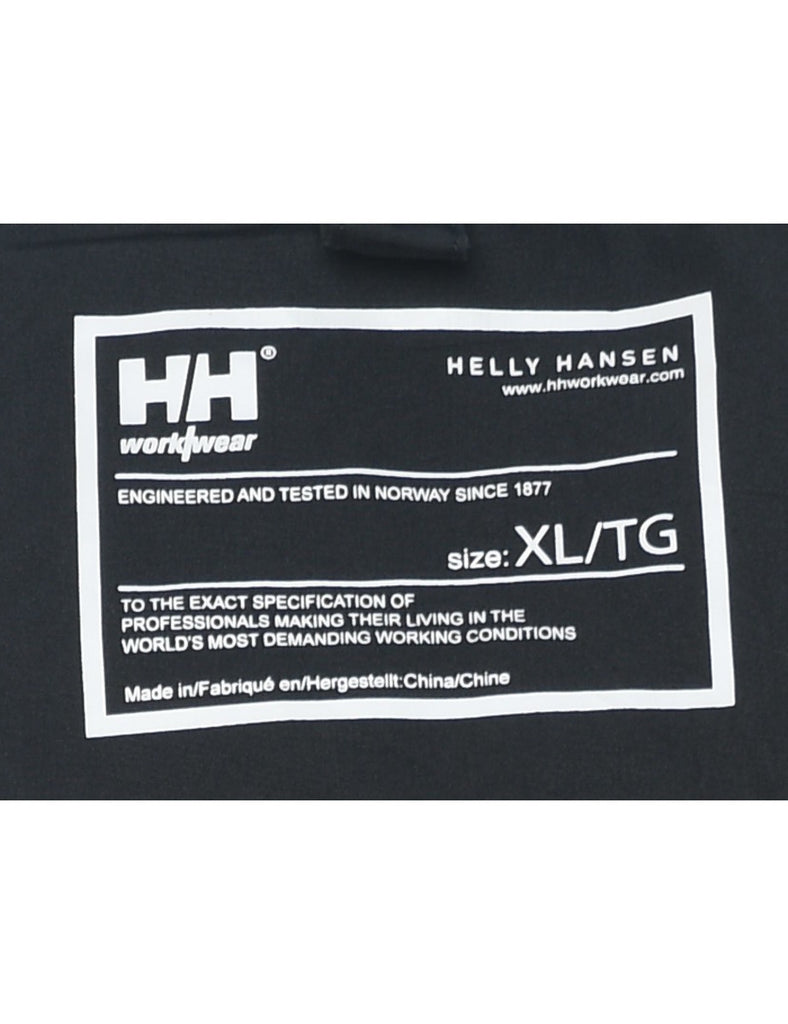 Black Nylon Zip-Front Jacket - XL