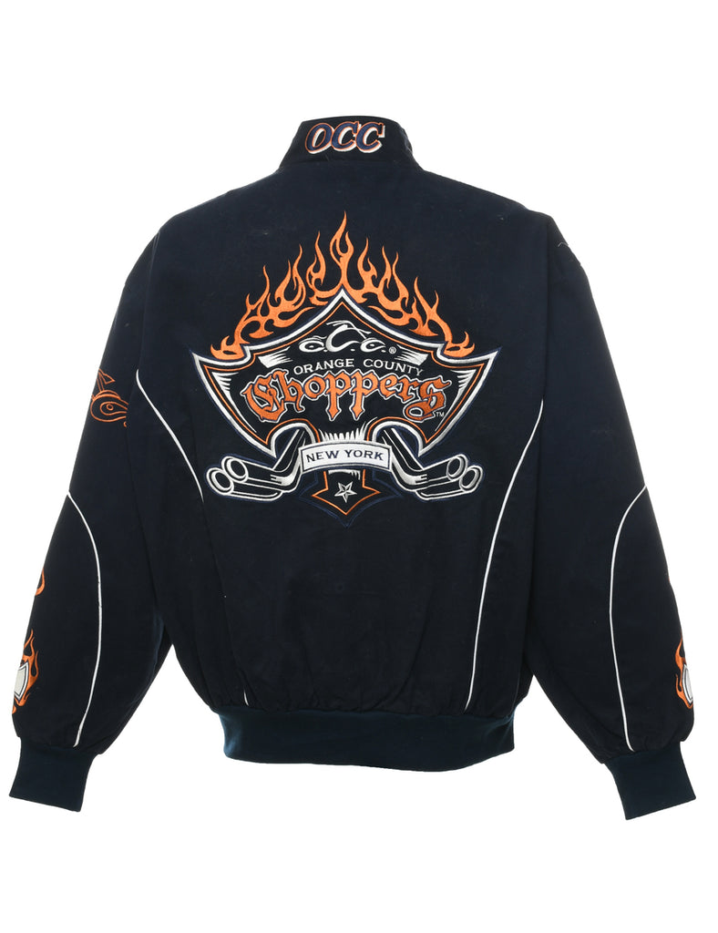 Black Orange County Choppers Y2K Racing Jacket - XL