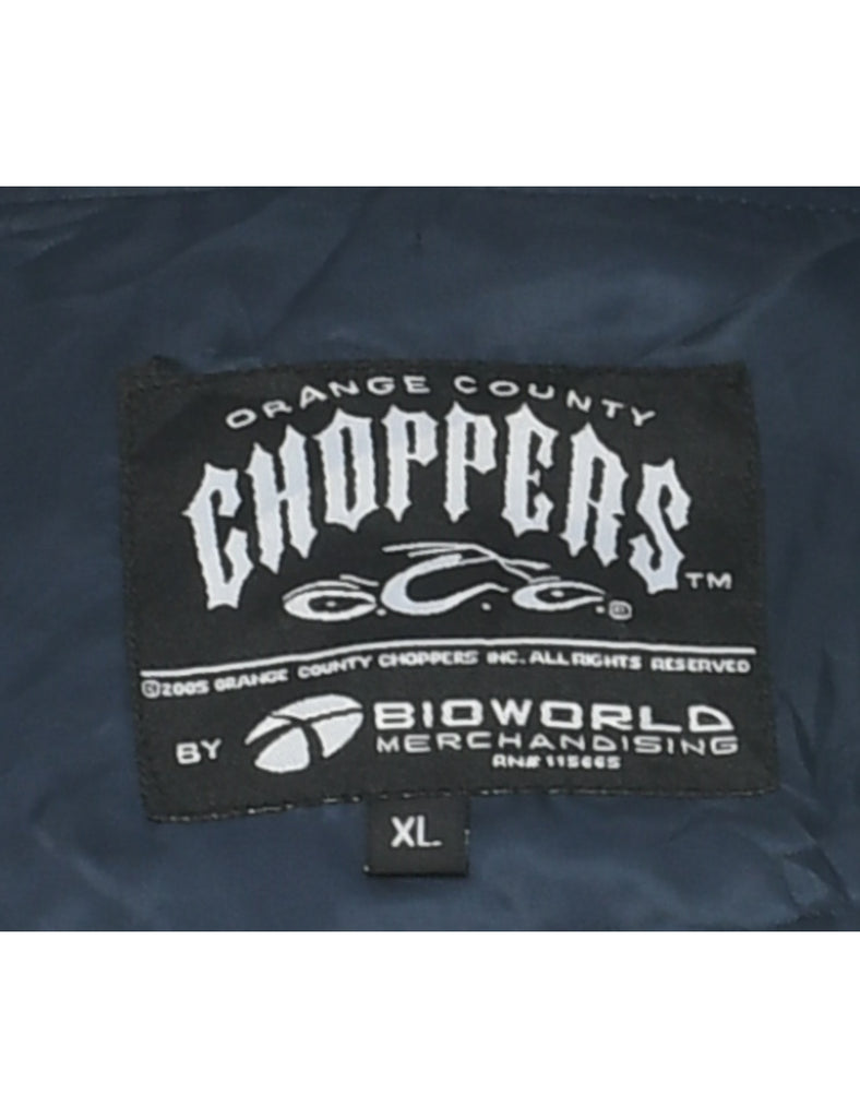 Black Orange County Choppers Y2K Racing Jacket - XL