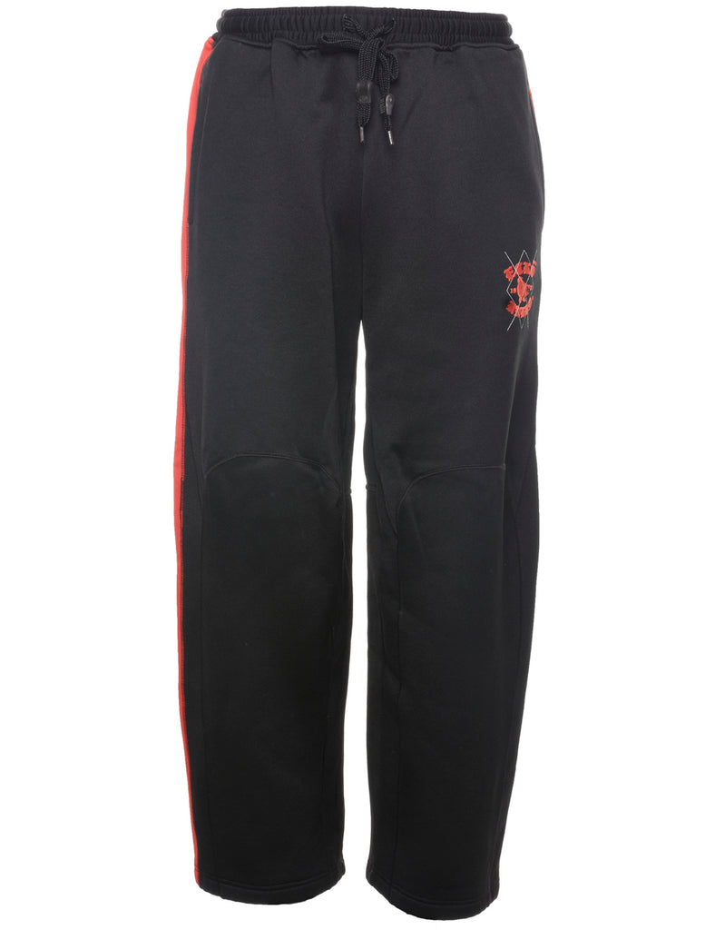 Black & Red Jogging Bottoms - W31 L28
