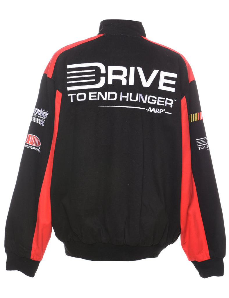 Black, Red & White NASCAR Design Jeff Gordon Racing Jacket - XL