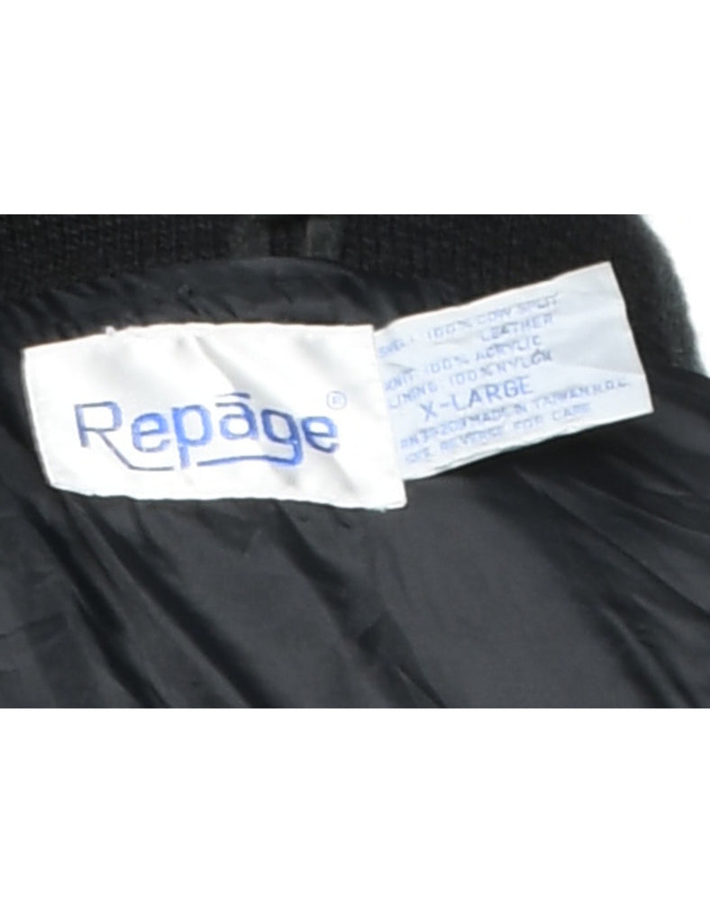 Black Suede Cardigan - XL