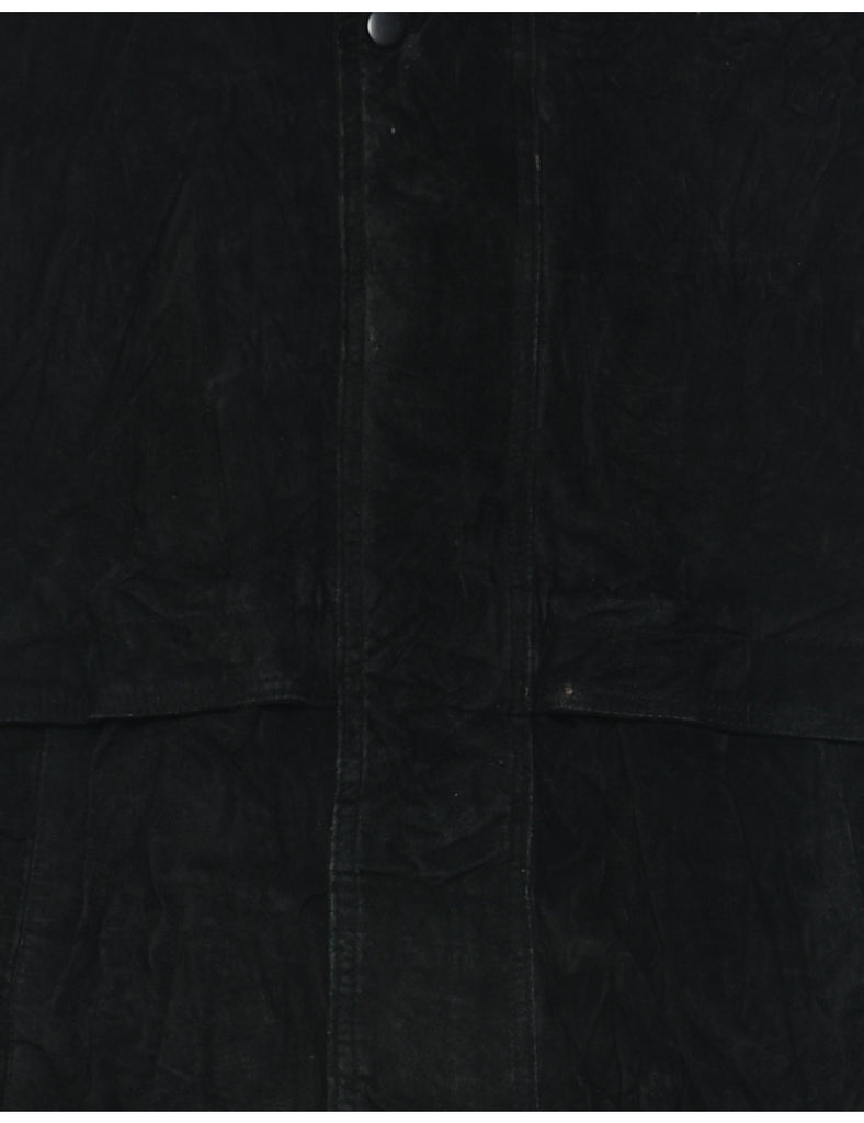 Black Suede Jacket - L